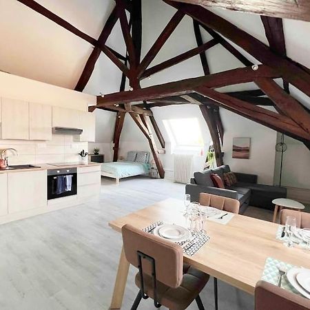 Апартаменты Charme Plein Coeur Auxerre - Parking Prive Экстерьер фото